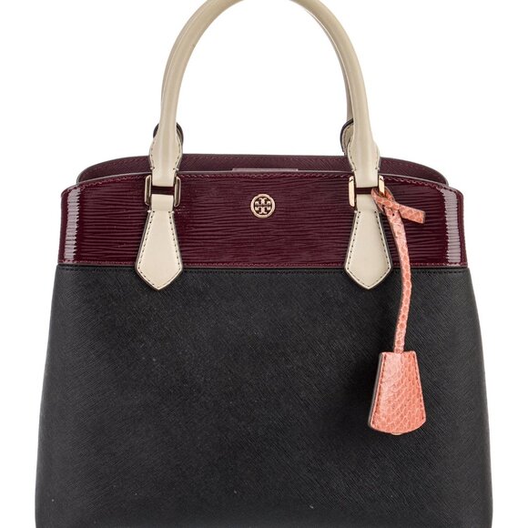 Tory Burch Saffiano Leather Top Handle Bag - Picture 5 of 5